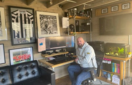 Dave's home office and man cave