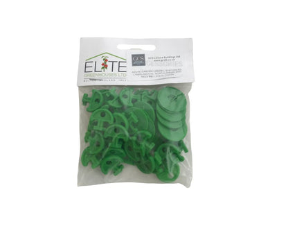 Elite greenhouse lining clips and washers x 30