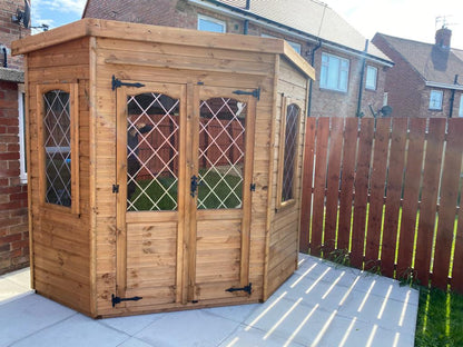 Corner Leaded Summerhouse