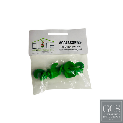 Elite greenhouse plastic hooks x 6