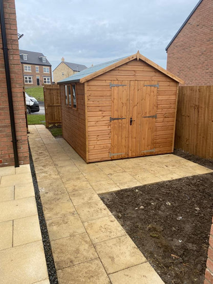 The Groundsman Apex Shed