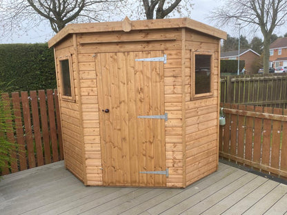 Corner Cabin Shed