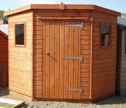 Corner Cabin Shed