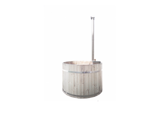 1.9m Wooden Hot Tub - Auminium standard kit