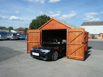 Wooden Apex Garage