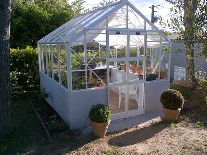 Elite Featured Dwarf Wall Greenhouse - 8ft wide